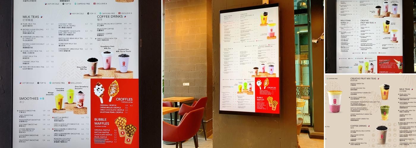 Gong Cha Waterfront Menu