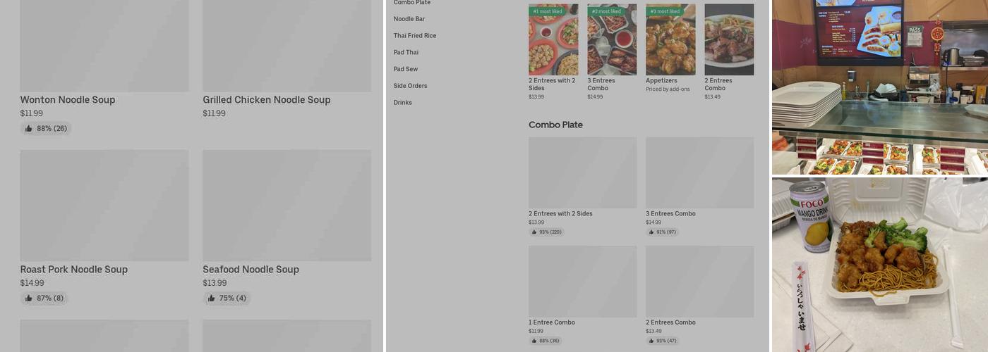 Ruby Thai Kitchen Menu