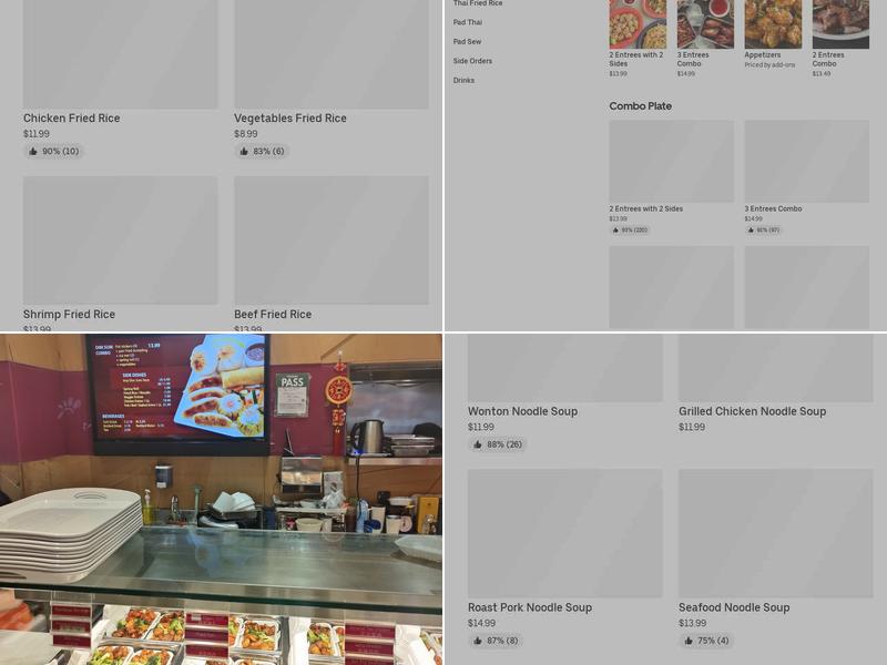 Ruby Thai Kitchen Menu