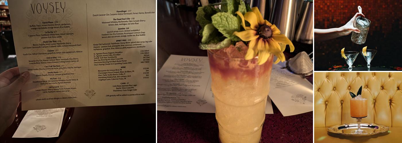 Voysey Menu