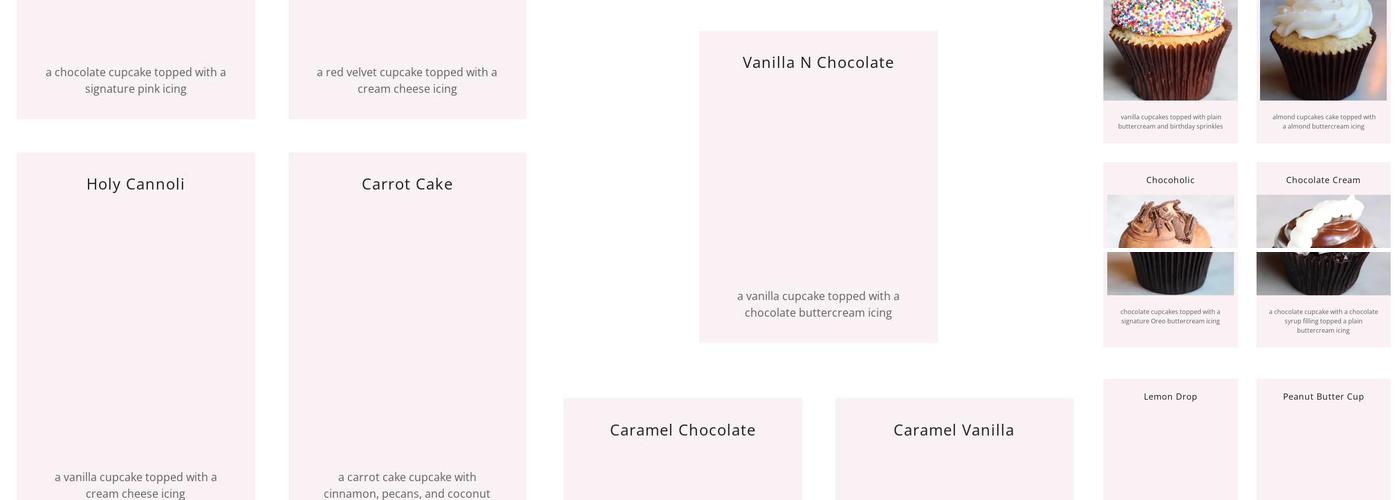 Smallcakes Belmont Menu