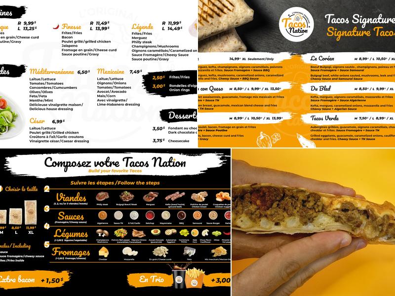 Tacos Nation Menu