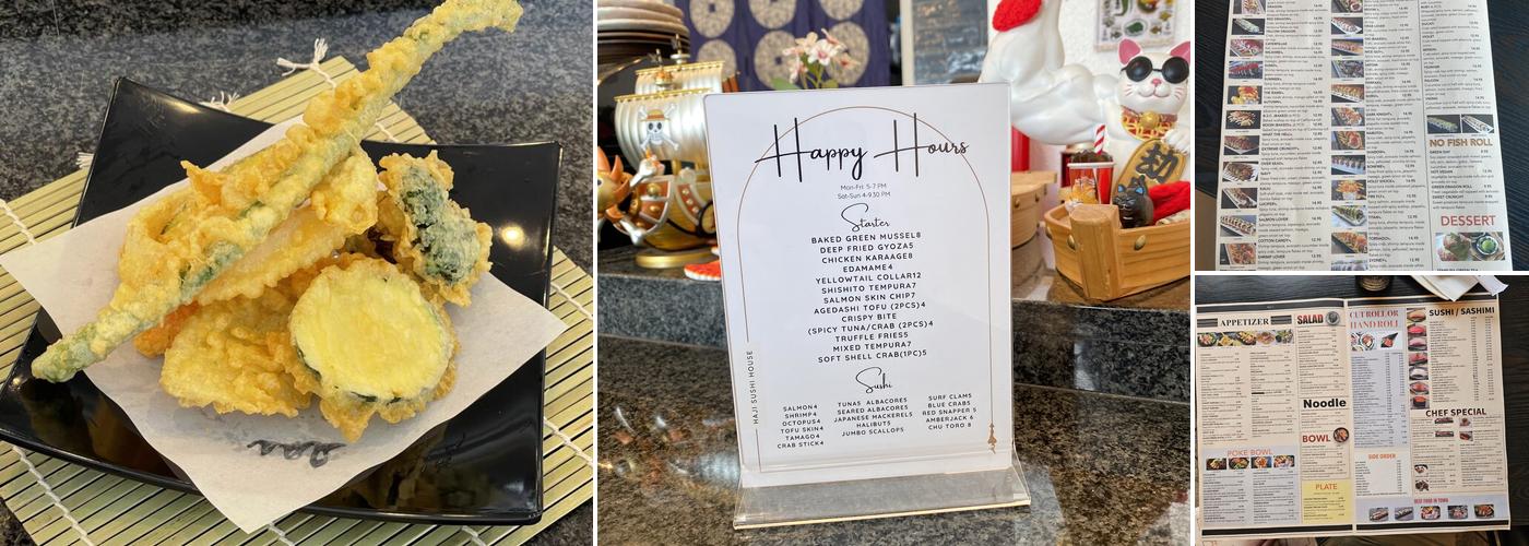 Haji Sushi House Menu