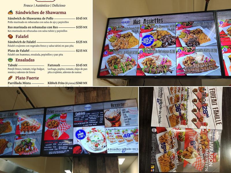 Shawarma Habibi Menu
