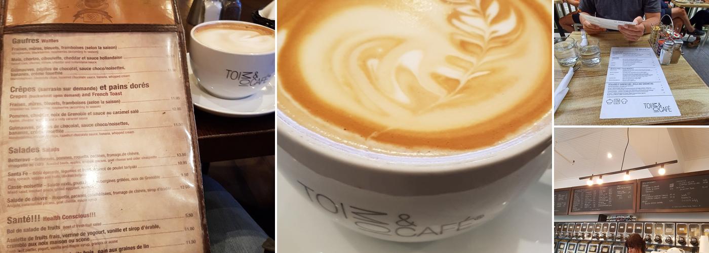 TOI, MOI & CAFÉ BISTRO LAURIER Menu