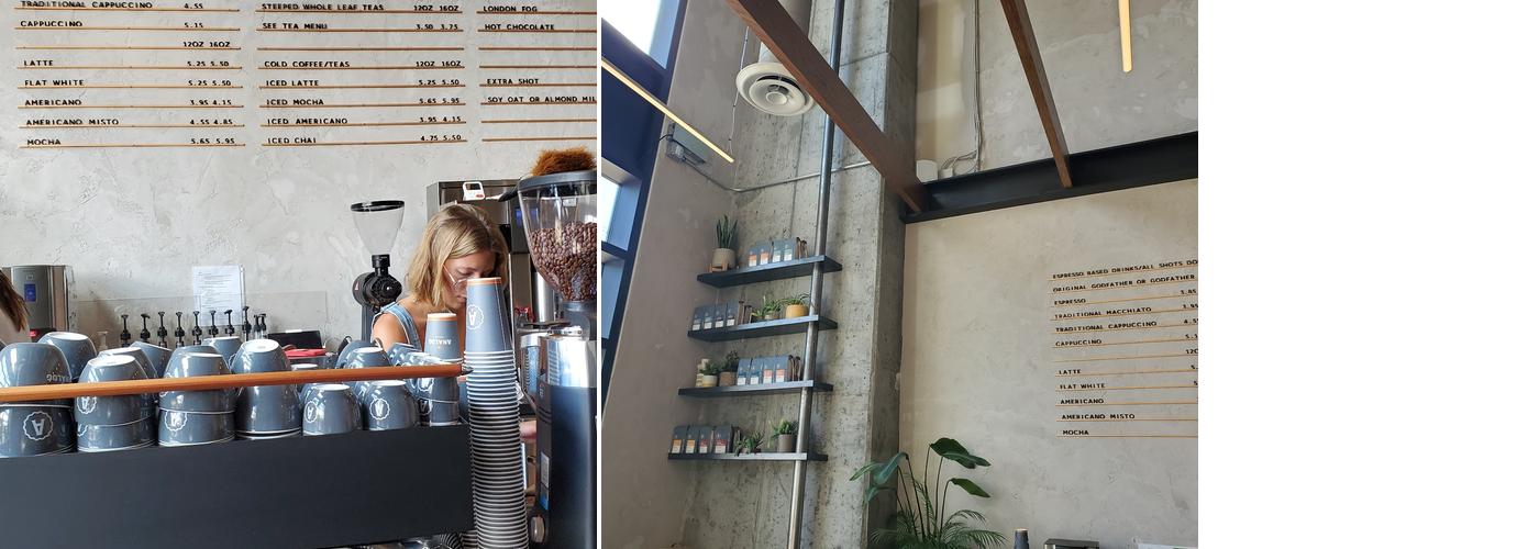 Analog Coffee - One Water Menu