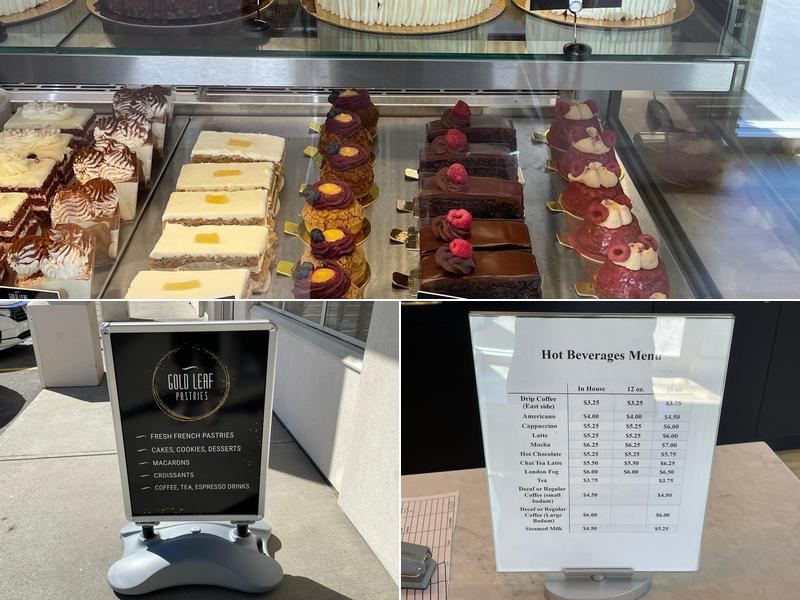 Gold Leaf Pastries Menu