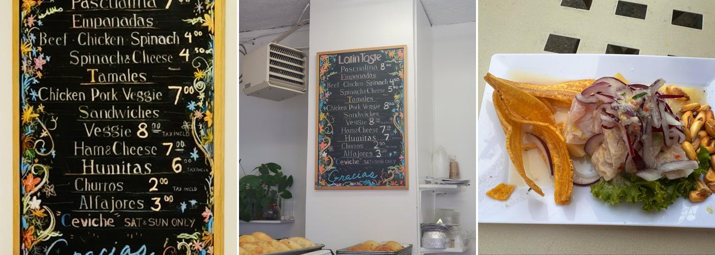 Latin Taste Menu