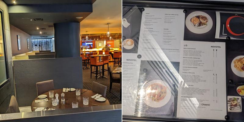 L 'O RESTAURANT ET LOUNGE Menu