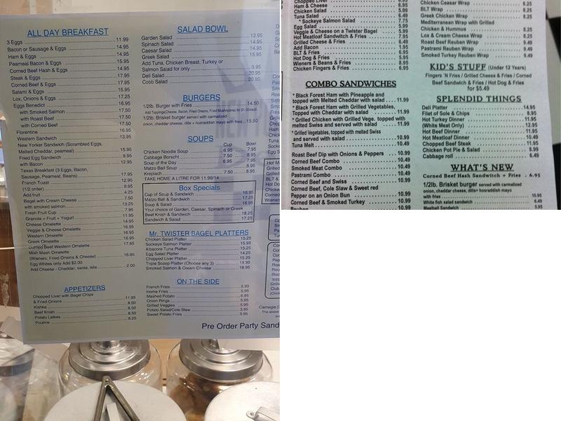 NewYorker Deli Menu