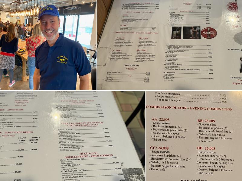 Pho Thanh Long...specialite soupe tonkinioise Menu