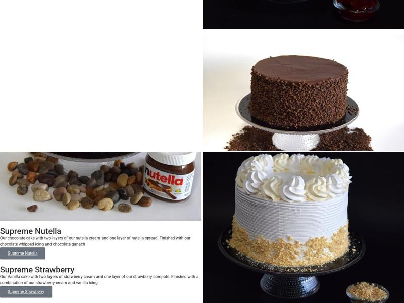 la Cakery London Menu