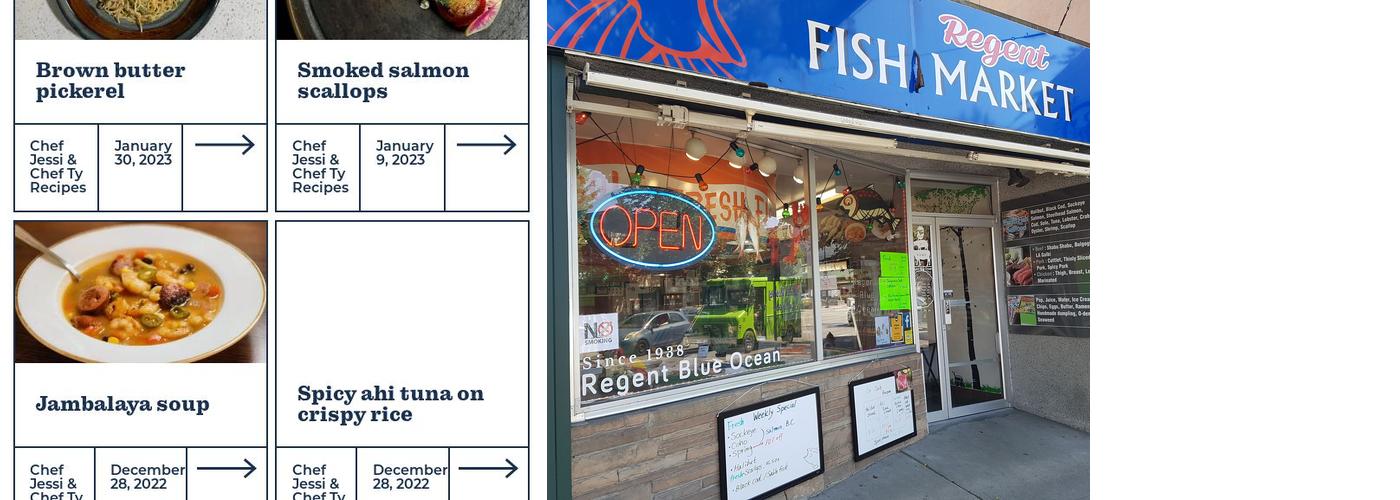 Fisherman's Market Menu