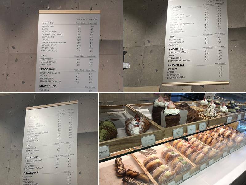 Cafe Monet Bakery Menu