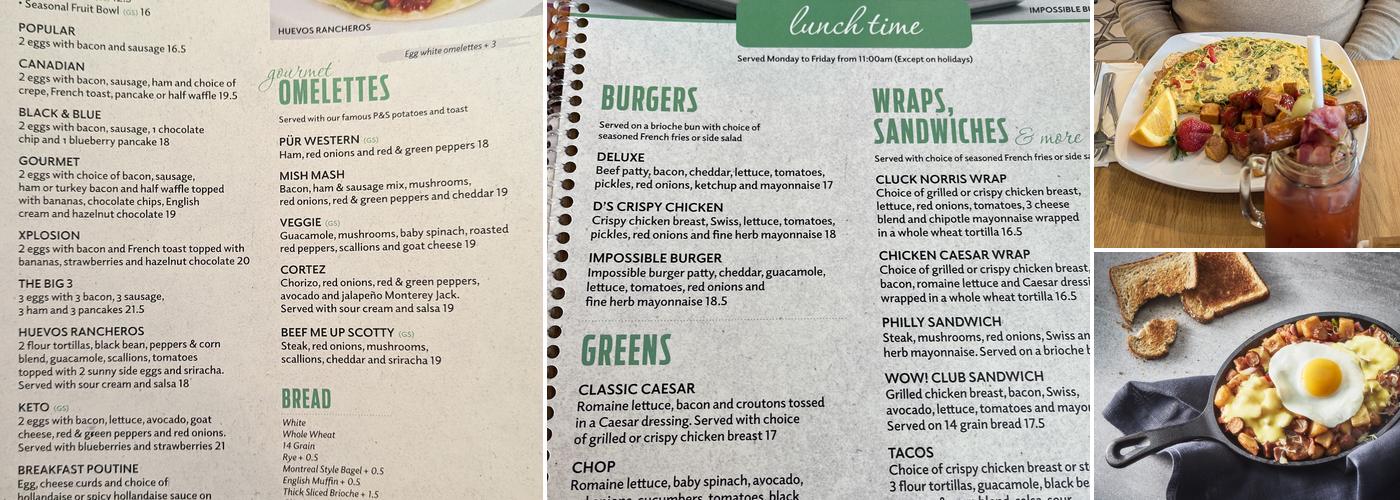 Pür & Simple Menu