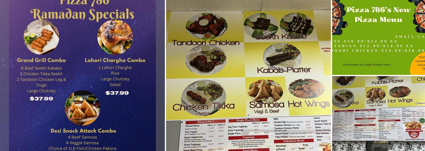 Pizza 786 Menu