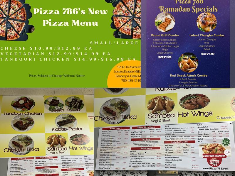 Pizza 786 Menu