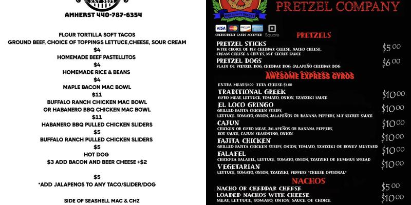 Muffleheads Brewing Company Menu