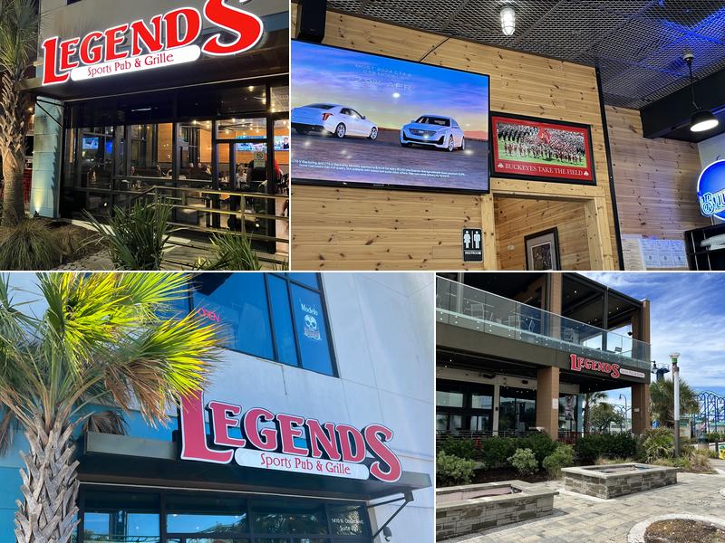 Legends Sports Pub & Grille 1410 N Ocean Blvd Suite 100, Myrtle Beach