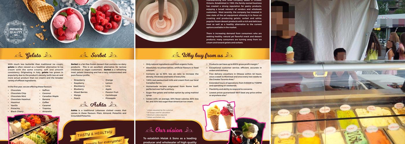 Malak and Sons Menu