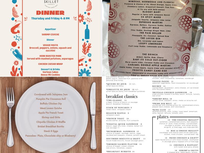 Coastal Skillet Menu