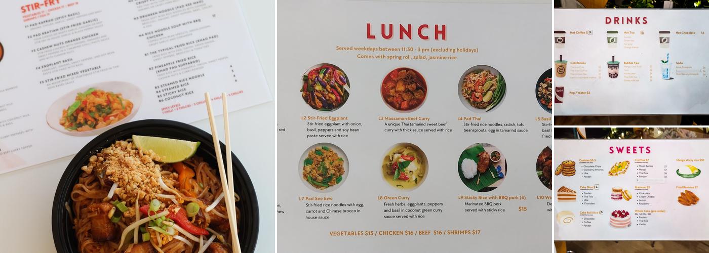 Thai Senses Restaurant Menu