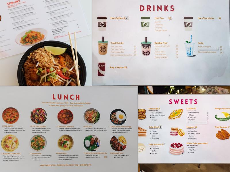 Thai Senses Restaurant Menu