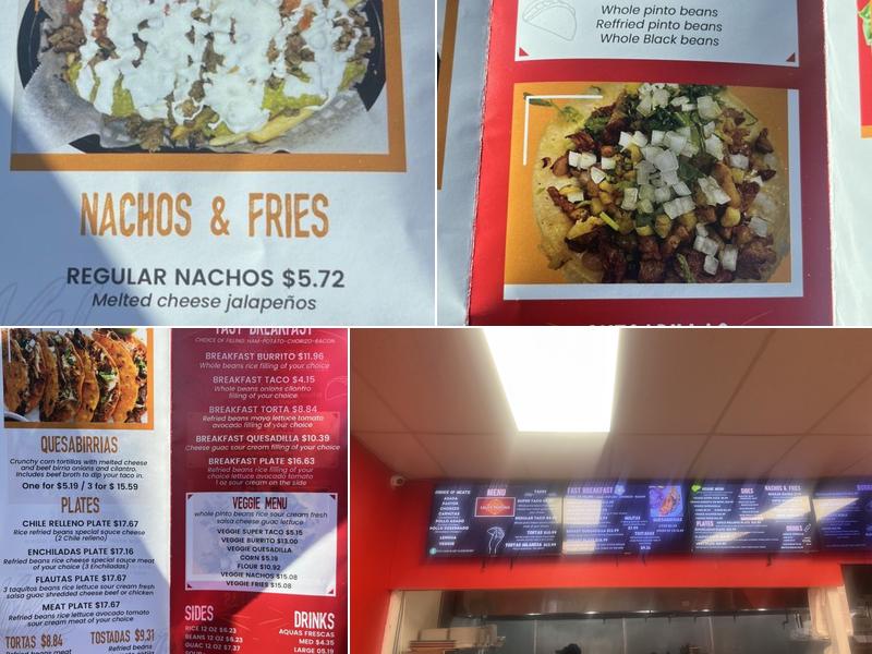 Lalo’s Taqueria Menu