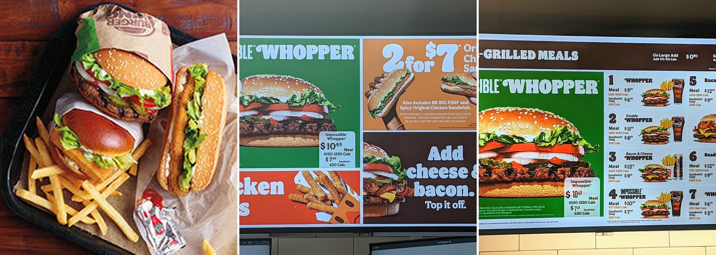 Burger King Menu