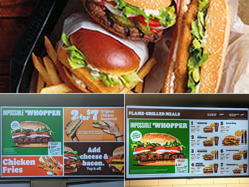 Burger King Menu