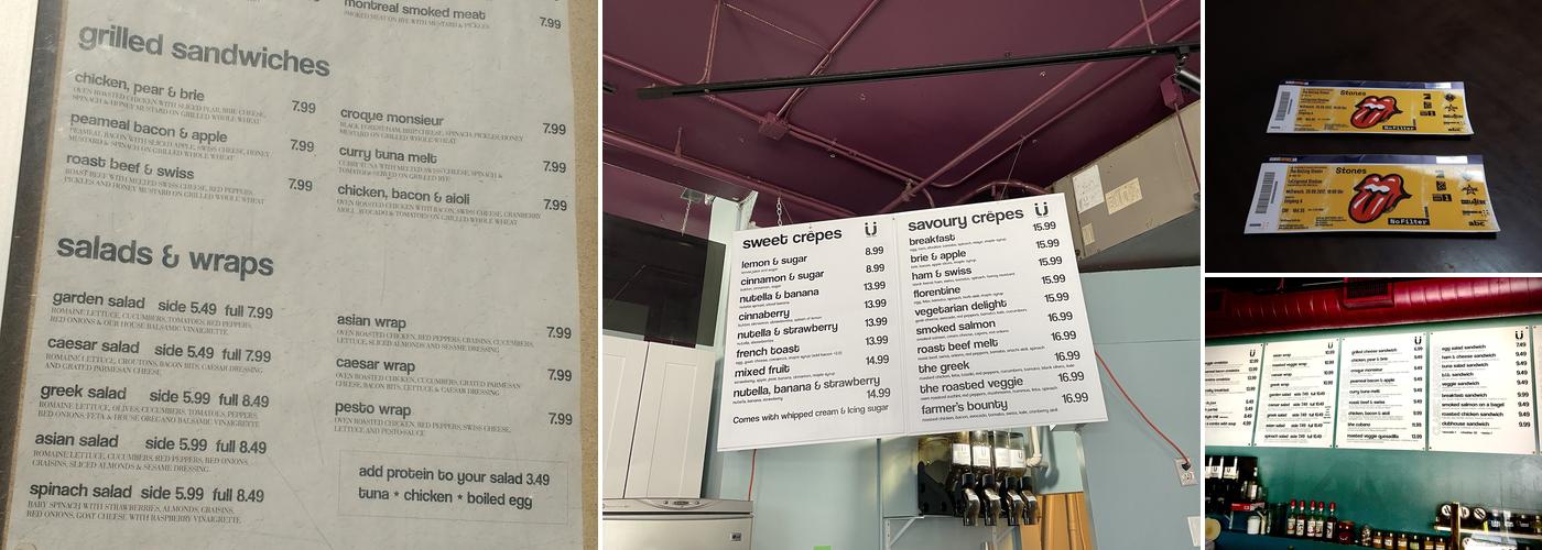 Juice & Java Cafe Menu