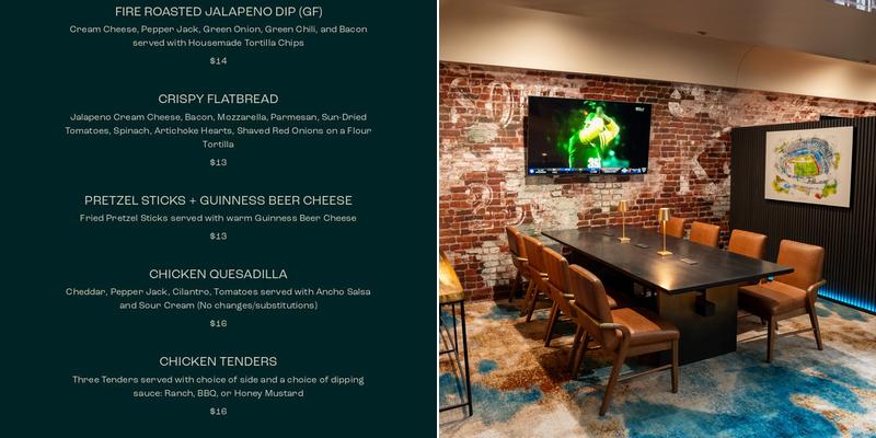 BarCENTRAL Menu