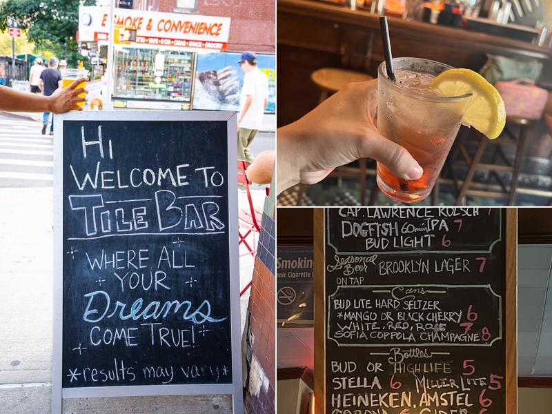 Tile Bar Menu