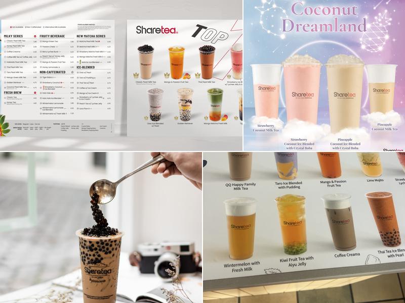 Sharetea Moreno Valley Menu