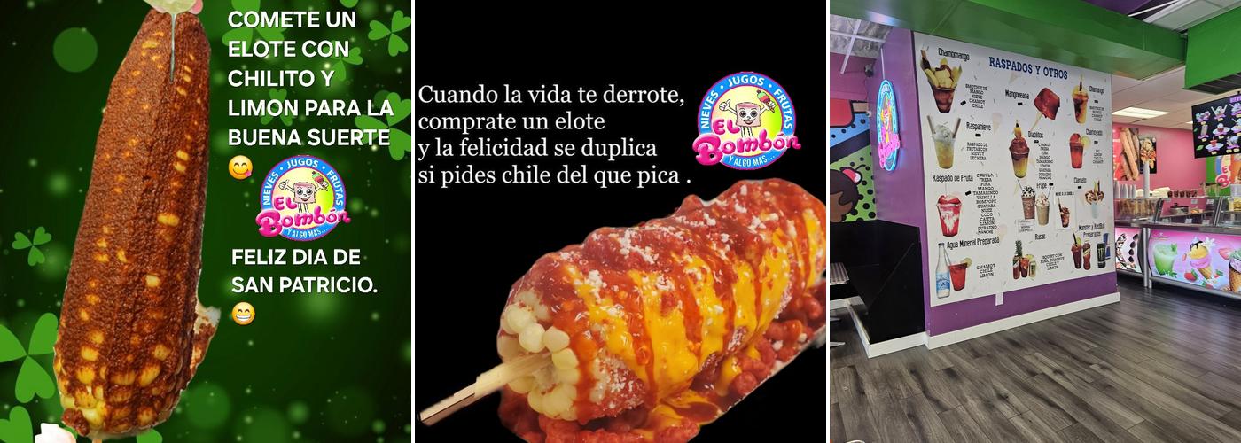 El bombon neveria Menu