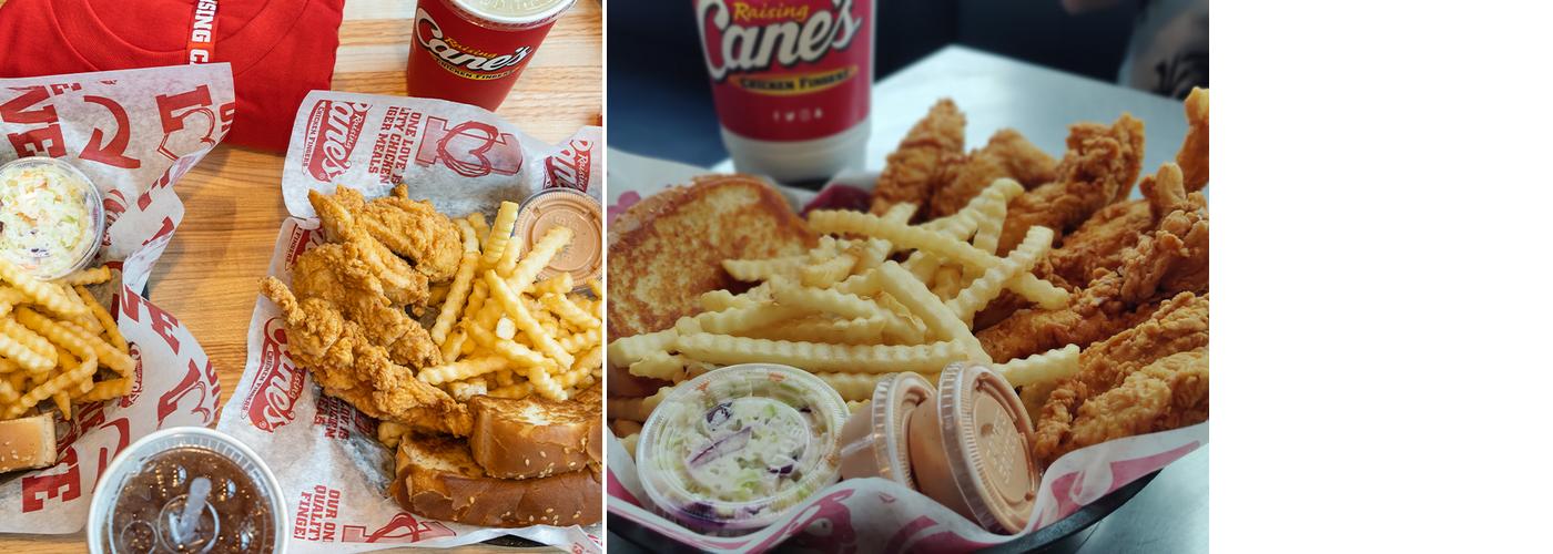 Raising Cane's Chicken Fingers Menu