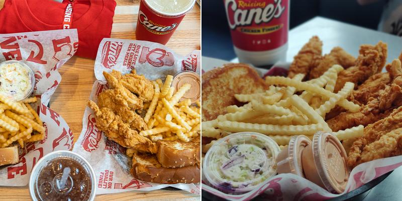 Raising Cane's Chicken Fingers Menu