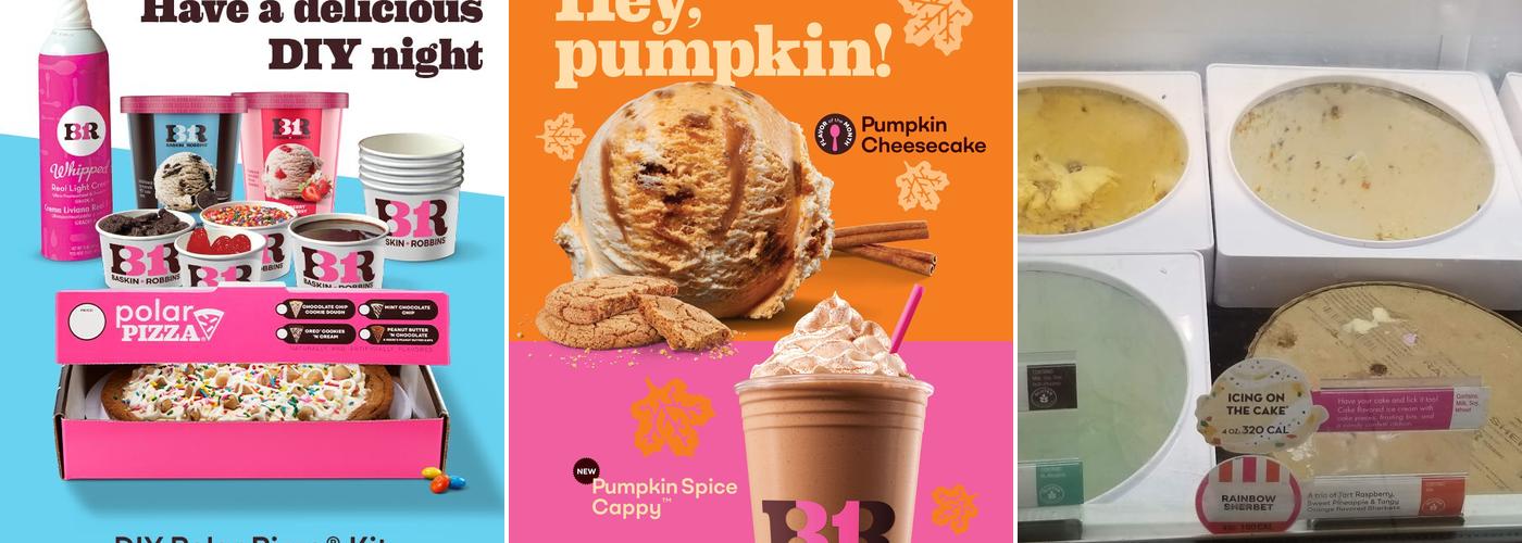 Baskin-Robbins Menu
