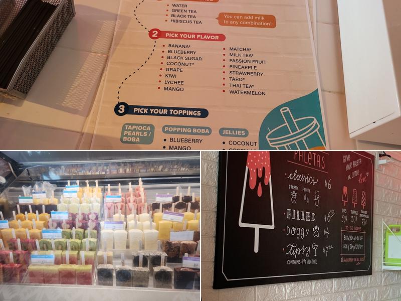 laTropical Artisan Paletas Menu