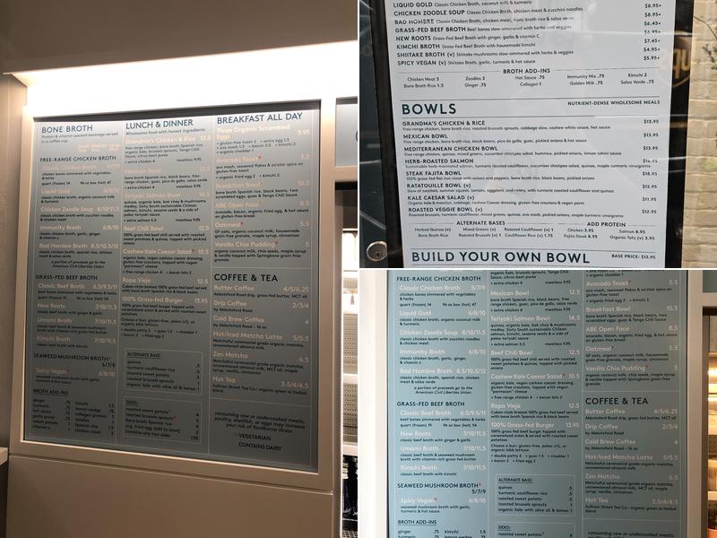 Springbone Kitchen Menu