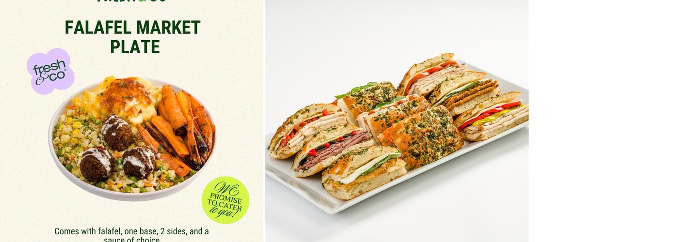 fresh&co catering Menu