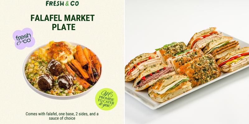 fresh&co catering Menu