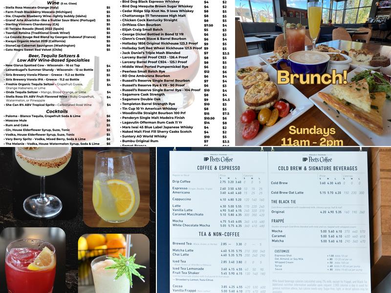 Comet’s Café Menu