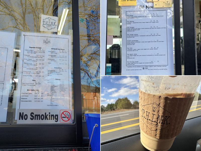 T.H.I.N.K. Coffee - Greenbrier Menu