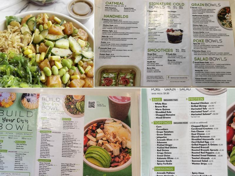 Bango - New Hyde Park Menu