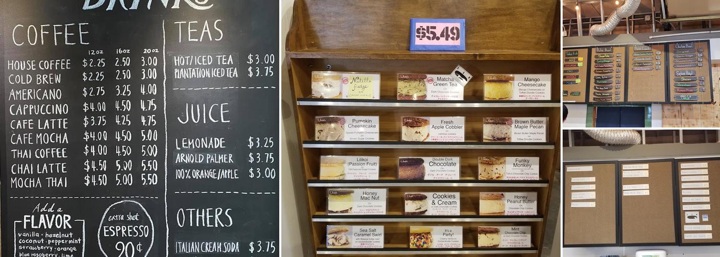 Marketplace Cafe Menu