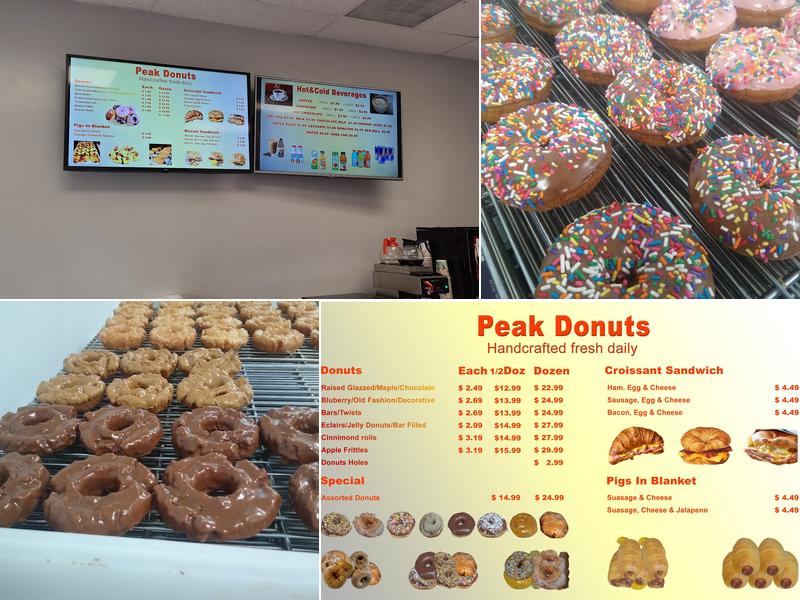 Peak Donuts Menu