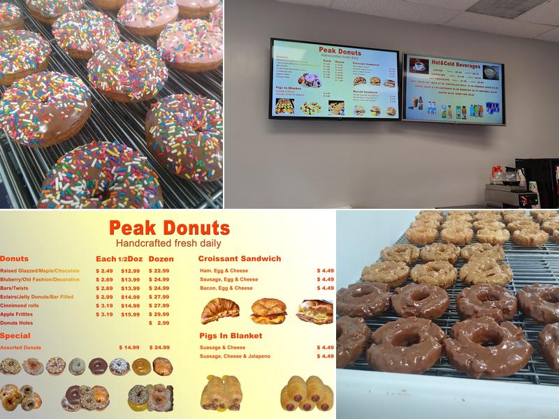 Peak Donuts Menu