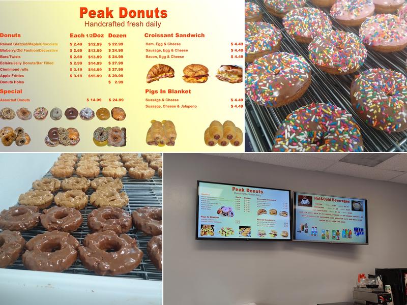 Peak Donuts Menu