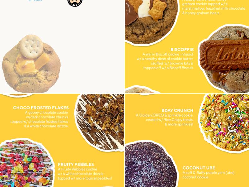 Connie's Cravings Menu